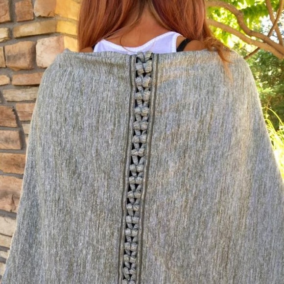 Lululemon Vinyasa Scarf (Braid) Space Dye Camo Seal Grey Deep Coal New - Picture 6 of 10